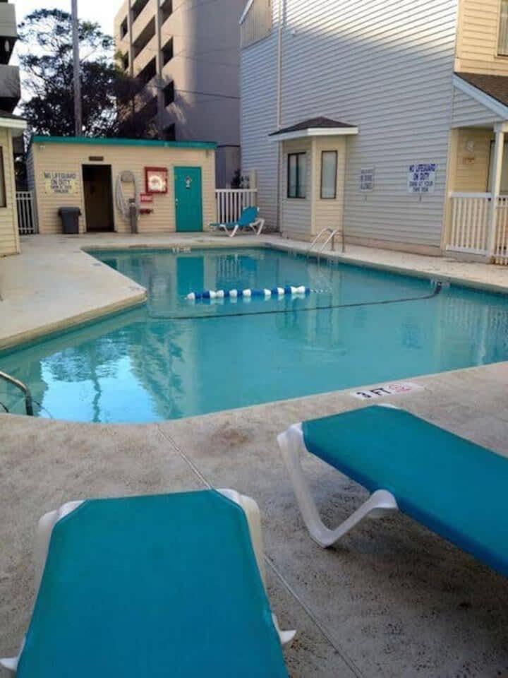 *Delightful Family Beach Retreat*Pool, Steps To The Sand*H32-3 Myrtle Beach Exteriör bild